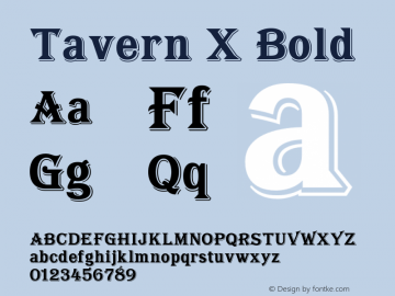 TavernX-Bold Version 1.003图片样张