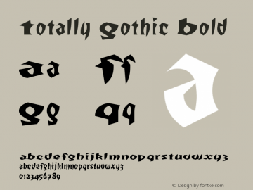 TotallyGothic-WideCaps Version 1.000;PS 001.000;hotconv 1.0.38图片样张