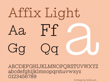 Affix Light Version 1.001图片样张