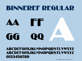 BinnerEF Regular 001.000 Font Sample