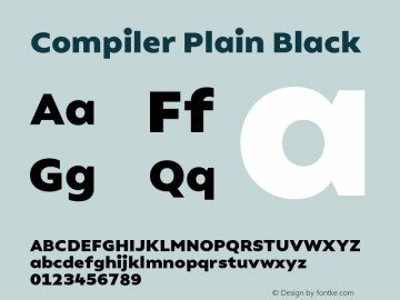 Compiler Plain Black Version 1.000;hotconv 1.0.109;makeotfexe 2.5.65596图片样张