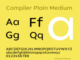 Compiler Plain Medium Version 1.000;hotconv 1.0.109;makeotfexe 2.5.65596图片样张