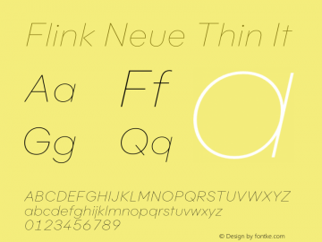 Flink Neue Thin It Version 2.100;Glyphs 3.1.2 (3150)图片样张