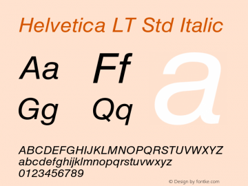 HelveticaLTStd-Obl Version 2.125;PS 005.000;hotconv 1.0.67;makeotf.lib2.5.33168图片样张