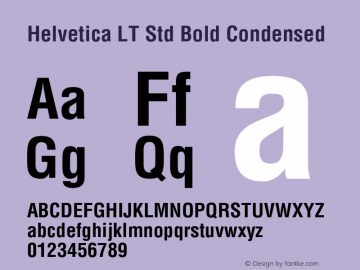 HelveticaLTStd-BoldCond Version 2.125;PS 005.000;hotconv 1.0.67;makeotf.lib2.5.33168图片样张