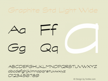 GraphiteStd-LightWide Version 2.076;PS 002.000;hotconv 1.0.67;makeotf.lib2.5.33168图片样张