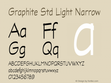 GraphiteStd-LightNarrow Version 2.076;PS 002.000;hotconv 1.0.67;makeotf.lib2.5.33168图片样张