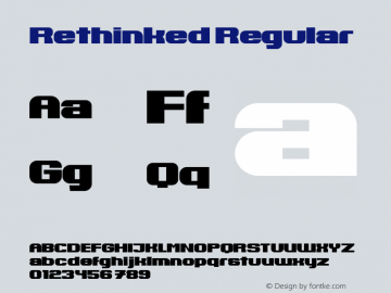 Rethinked Regular Version 1.000图片样张