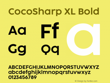 CocoSharp XL Bold Version 1.045图片样张
