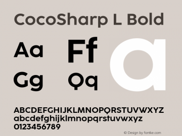 CocoSharp L Bold Version 1.045图片样张