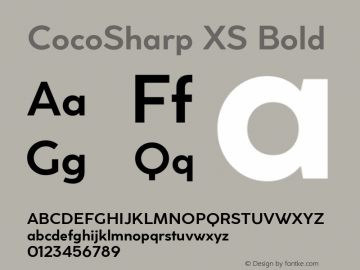 CocoSharp XS Bold Version 1.041图片样张