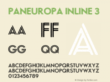 Paneuropa Inline 3 Version 1.000;FEAKit 1.0图片样张