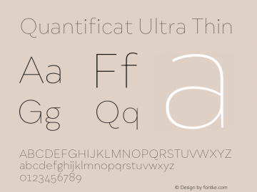 Quantificat Ultra Thin Version 1.000;Glyphs 3.1.2 (3151)图片样张