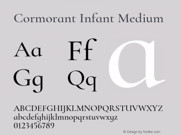 Cormorant Infant Medium Version 4.001图片样张