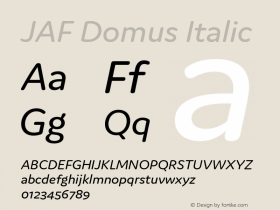 JAF Domus Italic Version 6890.900 (2024-02-19)图片样张