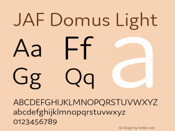 JAF Domus Light Version 4489.890 (2017-07-24)图片样张