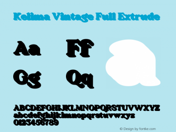 Kelima Vintage Full Extrude Version 1.000图片样张