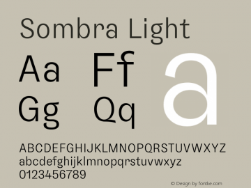 Sombra Light Version 2.000图片样张