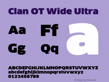 Clan OT Wide Ultra Version 7.600, build 1030, FoPs, FL 5.04图片样张