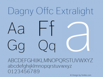 Dagny Offc Extralight Version 7.504; 2009; Build 1020图片样张