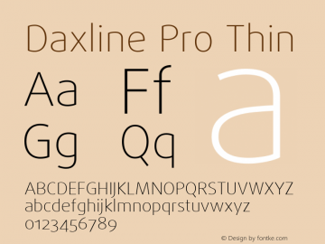 Daxline Pro Thin Version 7.504; 2017; Build 1024图片样张