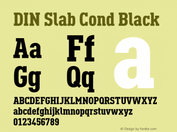 DIN Slab Cond Black Version 1.00图片样张