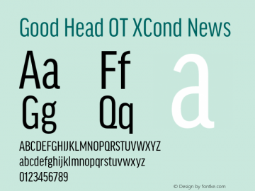 Good Head OT XCond News Version 7.60图片样张