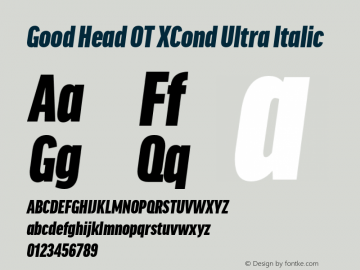 Good Head OT XCond Ultra It Version 7.60图片样张