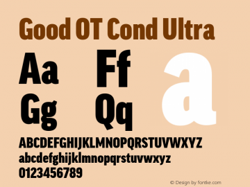 Good OT Cond Ultra Version 7.60图片样张