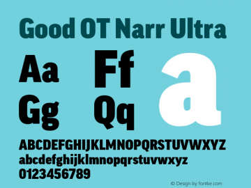 Good OT Narr Ultra Version 7.60图片样张