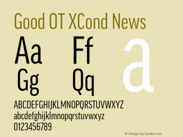 Good OT XCond News Version 7.60图片样张