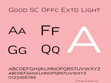 Good SC Offc Extd Light Version 7.504; 2014; Build 1020图片样张