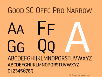 Good SC Offc Pro Narr Version 7.504; 2014; Build 1020图片样张