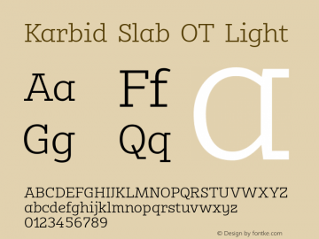 Karbid Slab OT Light Version 7.60图片样张