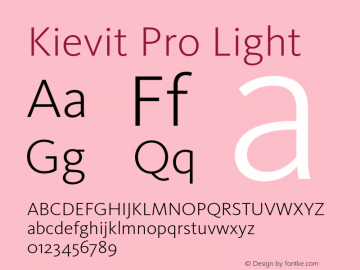 Kievit Pro Light Version 7.700, build 1040, FoPs, FL 5.04图片样张