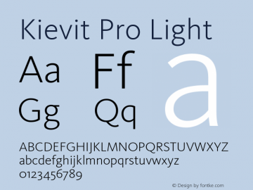 Kievit Pro Light Version 7.600, build 1030, FoPs, FL 5.04图片样张