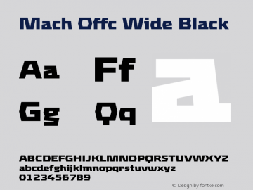 Mach Offc Wide Black Version 7.504; 2009; Build 1003图片样张