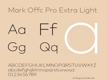 Mark Offc Pro Extra Light Version 7.504; 2013; Build 1022图片样张