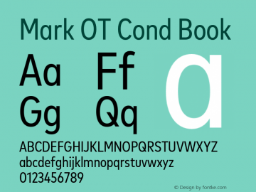 Mark OT Cond Book Version 7.60图片样张