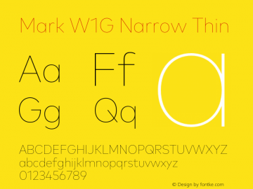 Mark W1G Narrow Thin Version 1.00, build 8, g2.6.4 b1272, s3图片样张