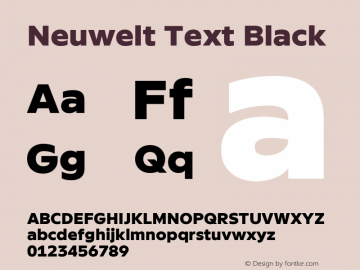 Neuwelt Text Black Version 1.00, build 19, g2.6.2 b1235, s3图片样张