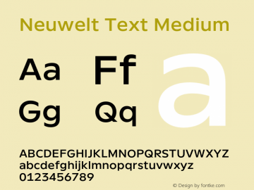 Neuwelt Text Medium Version 1.00, build 19, g2.6.2 b1235, s3图片样张