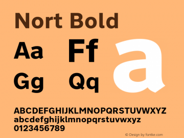 Nort Bold Version 7.70图片样张