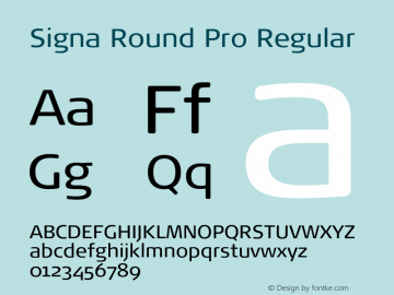 Signa Round Pro Version 7.504; 2017; Build 1031图片样张