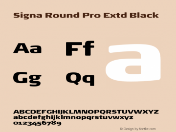 Signa Round Pro Extd Black Version 7.504; 2017; Build 1028图片样张