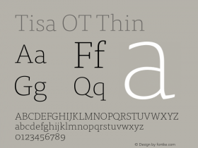 Tisa OT Thin Version 7.600, build 1027, FoPs, FL 5.04图片样张