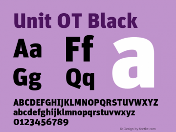 Unit OT Black Version 7.600, build 1027, FoPs, FL 5.04图片样张