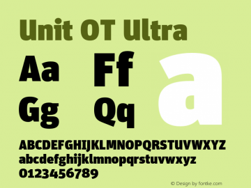 Unit OT Ultra Version 7.600, build 1027, FoPs, FL 5.04图片样张