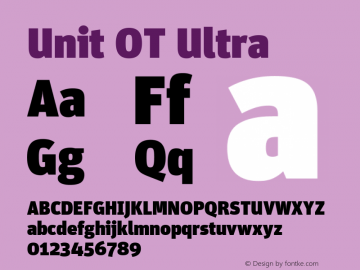 Unit OT Ultra Version 7.600, build 1027, FoPs, FL 5.04图片样张