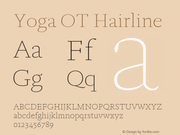 Yoga OT Hairline Version 7.600, build 1028, FoPs, FL 5.04图片样张